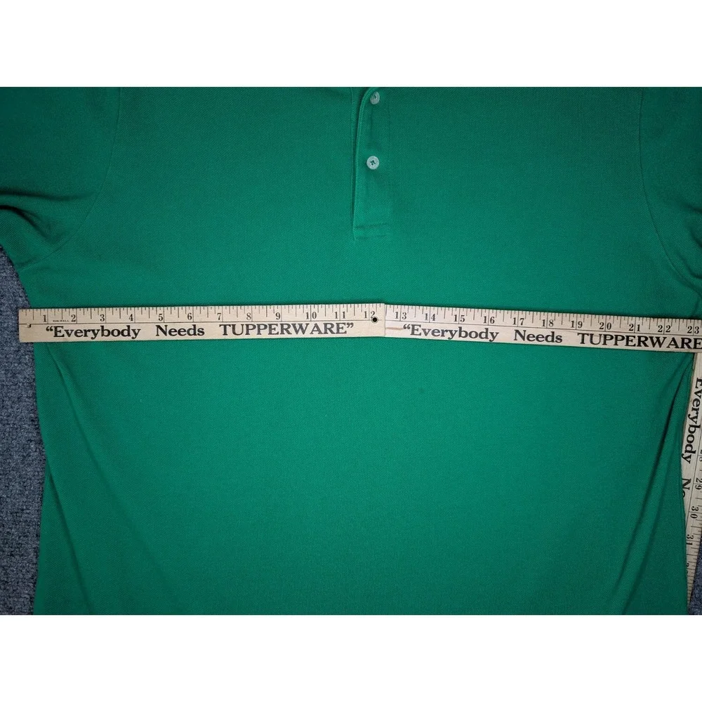 Polo Golf Ralph Lauren Men's XL Polo Shirt Green 100% Cotton Casual Short Sleeve